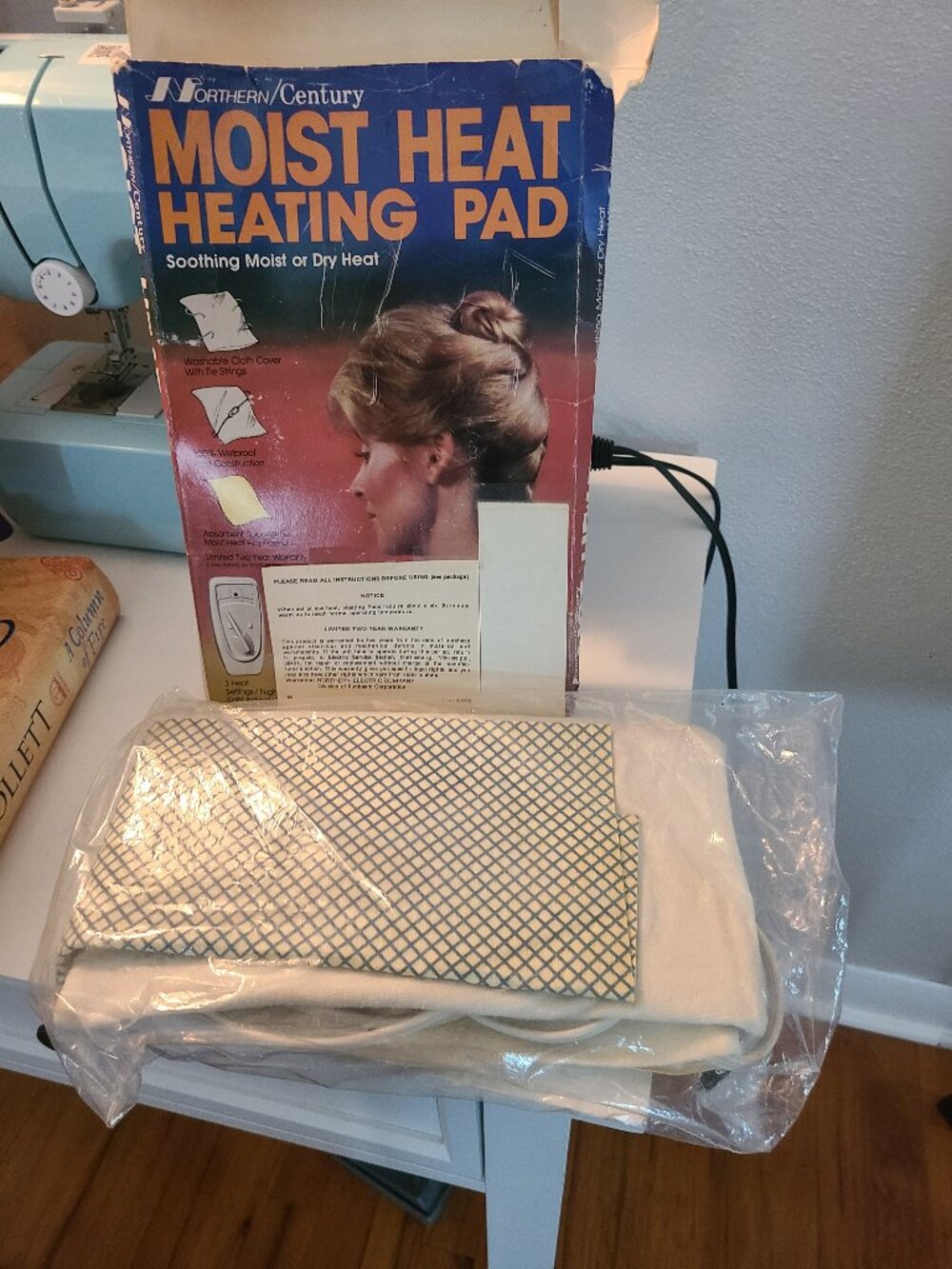 Vintage Northern/Century Heating Pad Multi Heat Moist or Dry Heat 3 Heat Setting
